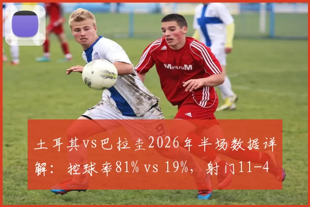 土耳其vs巴拉圭2026年半场数据详解：控球率81% vs 19%，射门11-4全方位技术统计查询指南